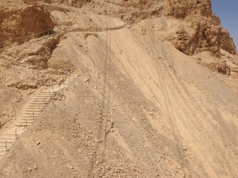 Masada - view from the cable car