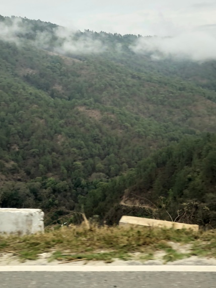 On the way to Dochula Pass