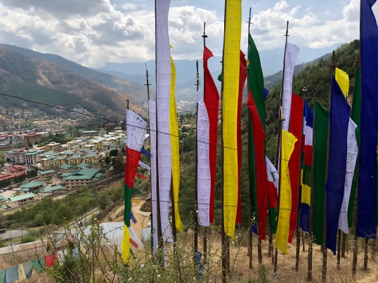 Hills over Thimphu